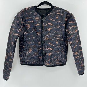 Hudson Reversible Quilted Camo Bomber Jacket Women’s XS NWT $295